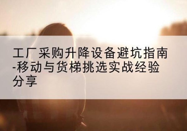 布尔津移动式升降机怎么选-工厂采购升降设备避坑指南-移动与货梯挑选实战经验分享